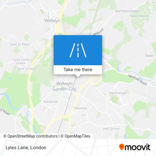 Lyles Lane map
