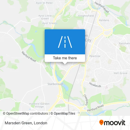 Marsden Green map