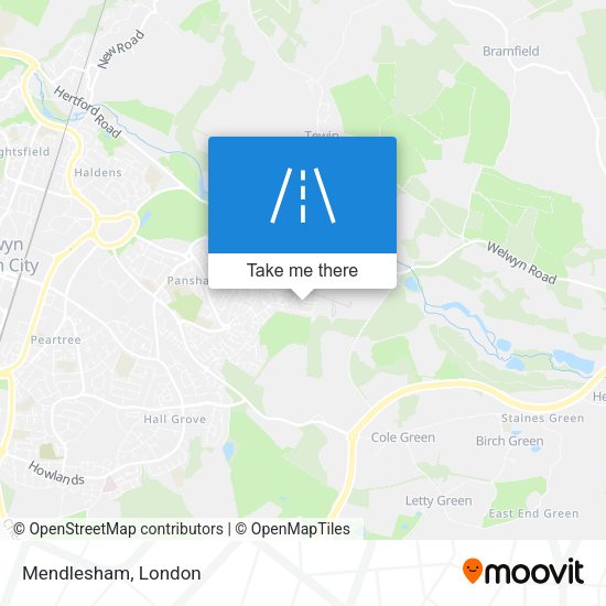 Mendlesham map