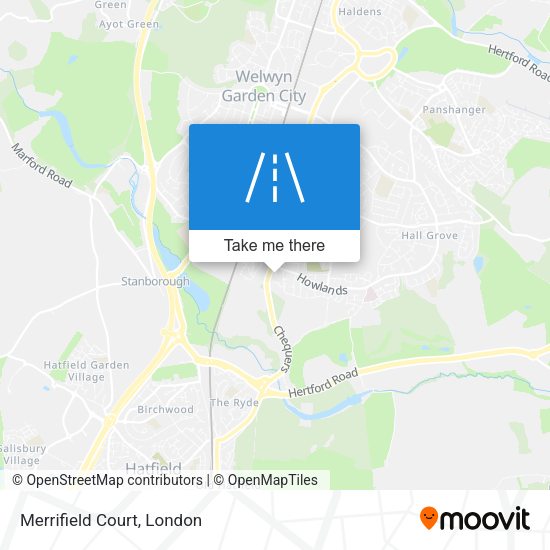 Merrifield Court map