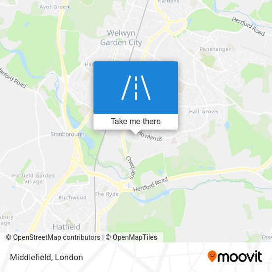 Middlefield map