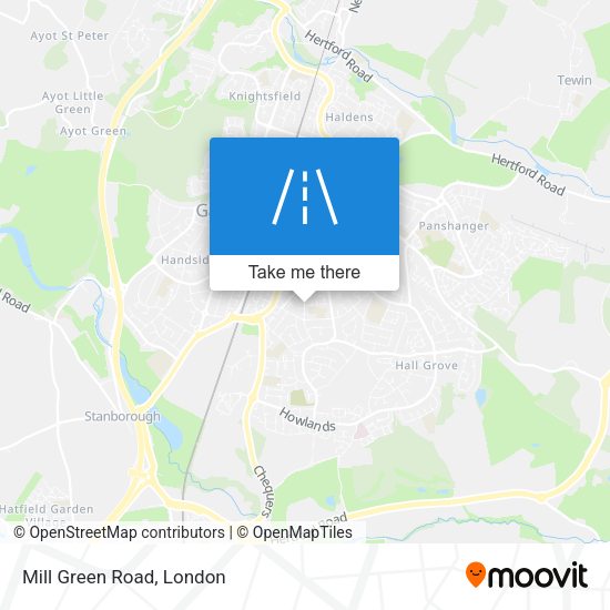 Mill Green Road map