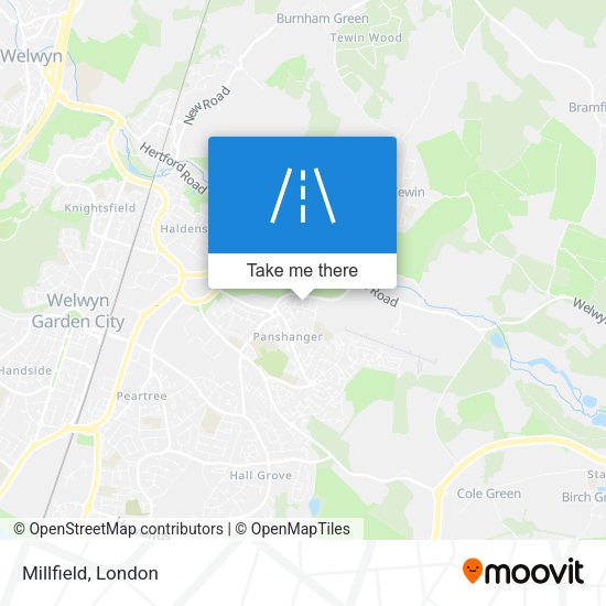 Millfield map