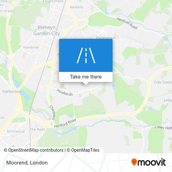 Moorend map