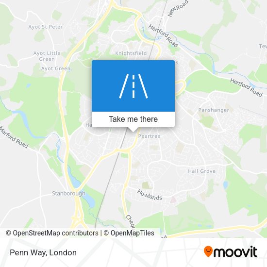 Penn Way map
