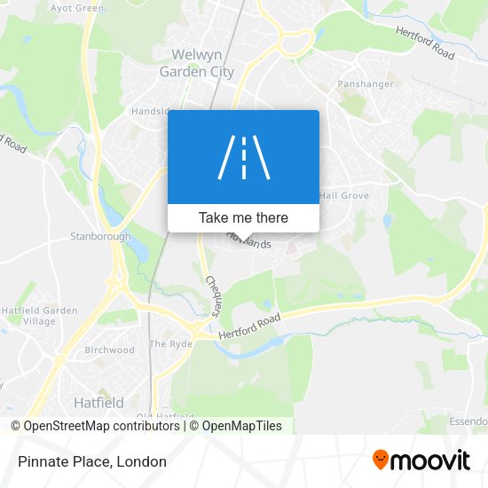 Pinnate Place map