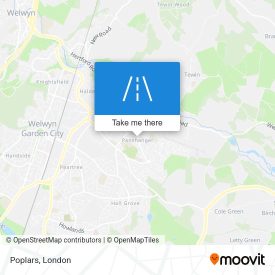 Poplars map