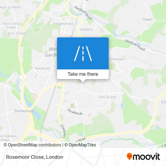 Rosemoor Close map