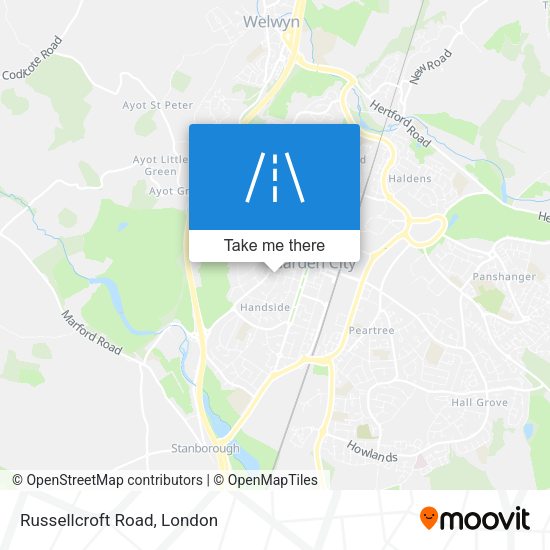 Russellcroft Road map