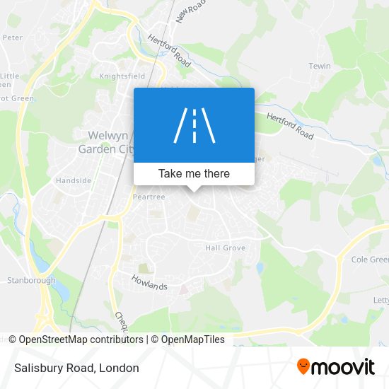 Salisbury Road map