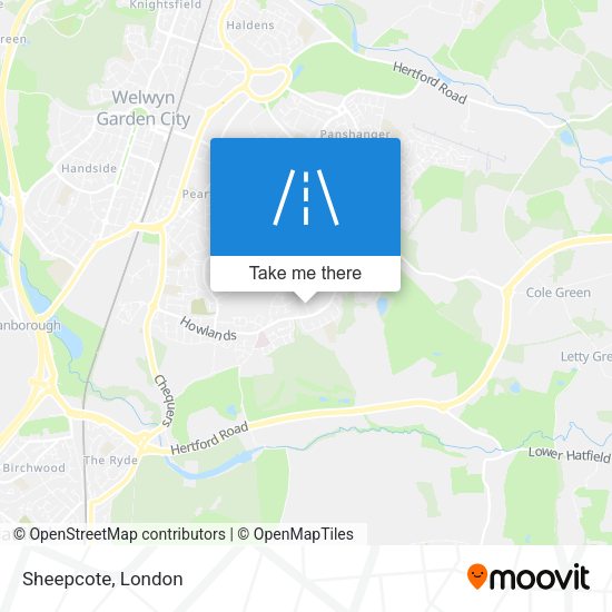 Sheepcote map