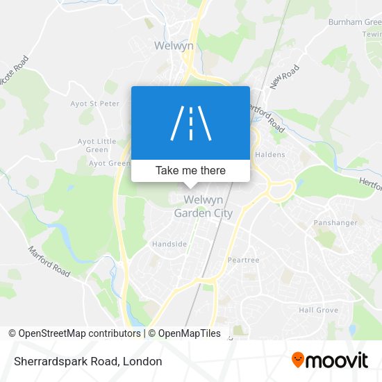 Sherrardspark Road map
