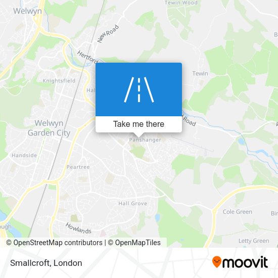 Smallcroft map