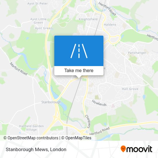 Stanborough Mews map