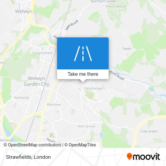 Strawfields map