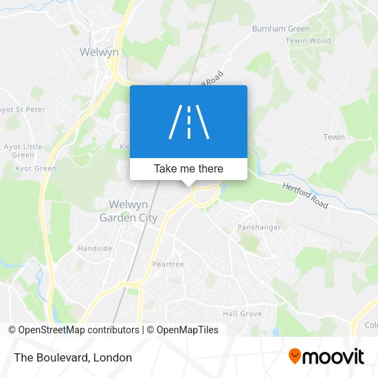 The Boulevard map