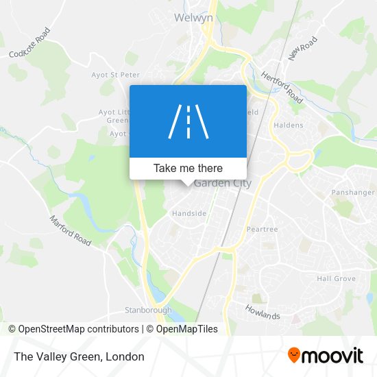 The Valley Green map