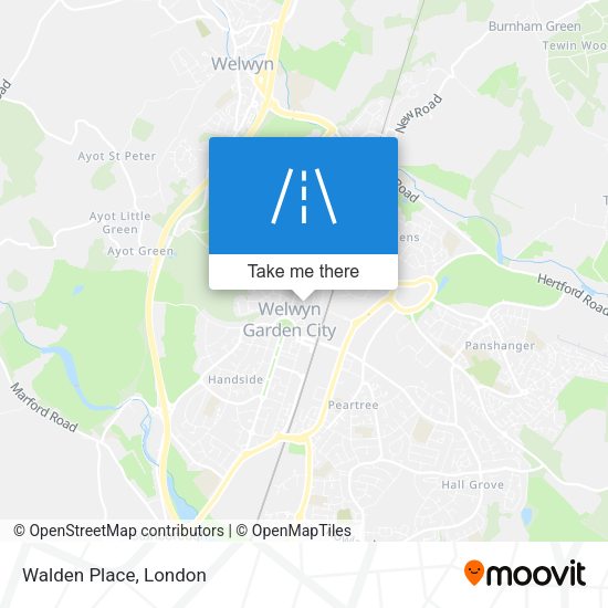 Walden Place map
