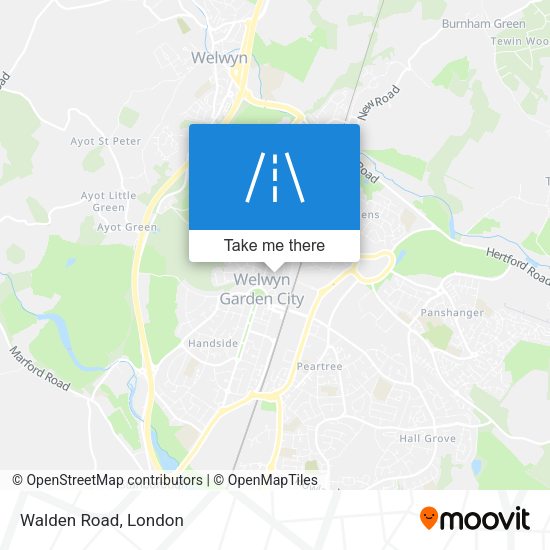 Walden Road map