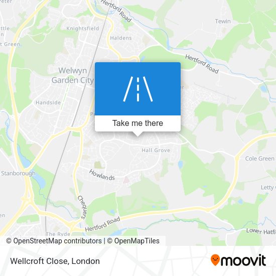 Wellcroft Close map