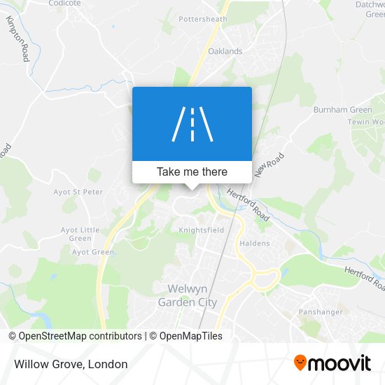 Willow Grove map
