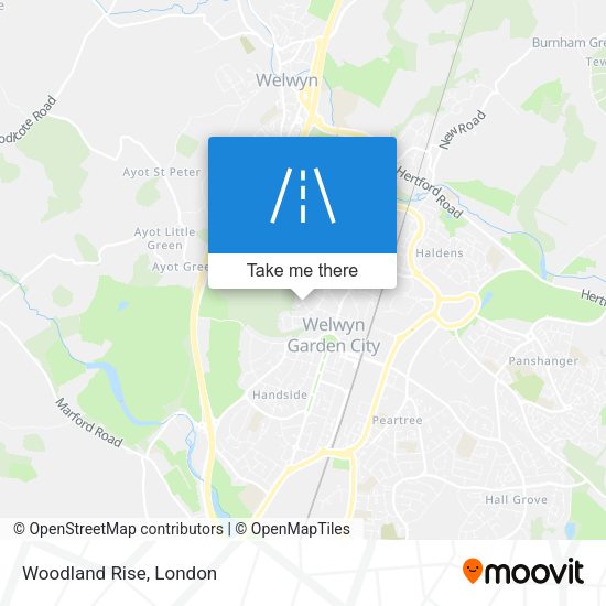 Woodland Rise map