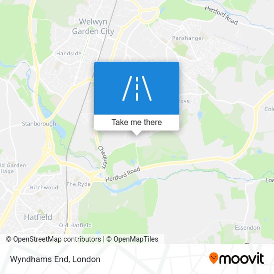 Wyndhams End map
