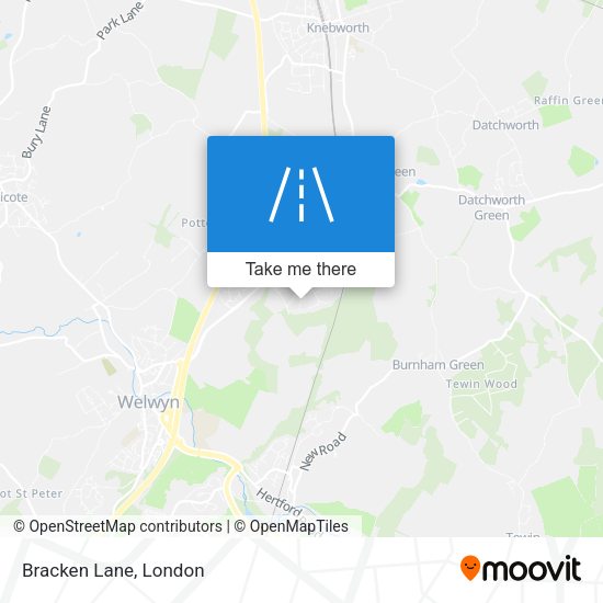 Bracken Lane map