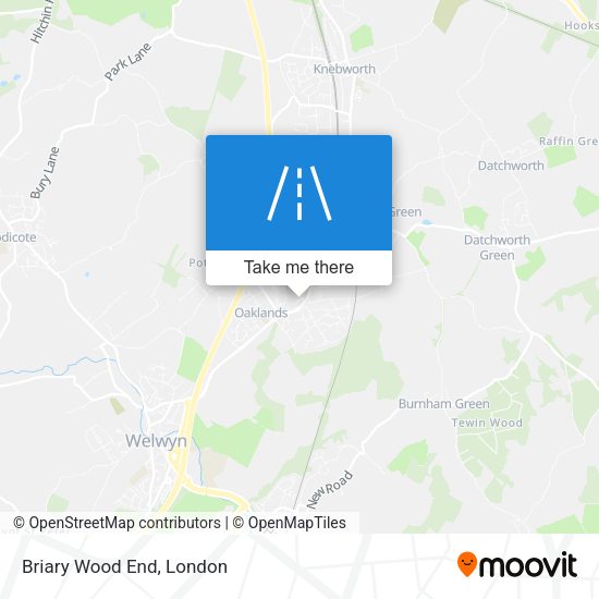 Briary Wood End map