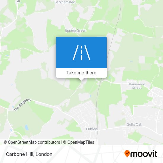 Carbone Hill map