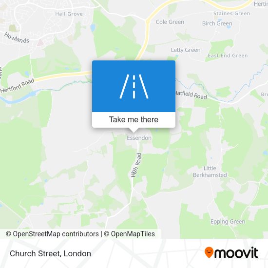 Church Street map