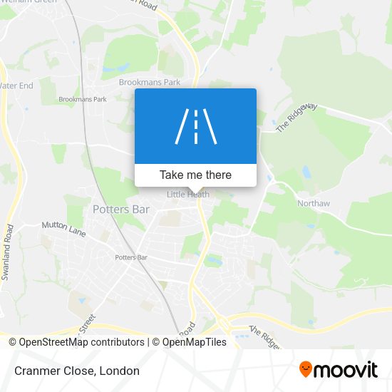 Cranmer Close map