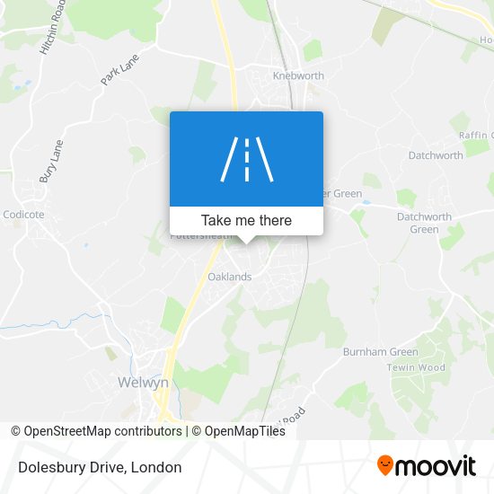 Dolesbury Drive map