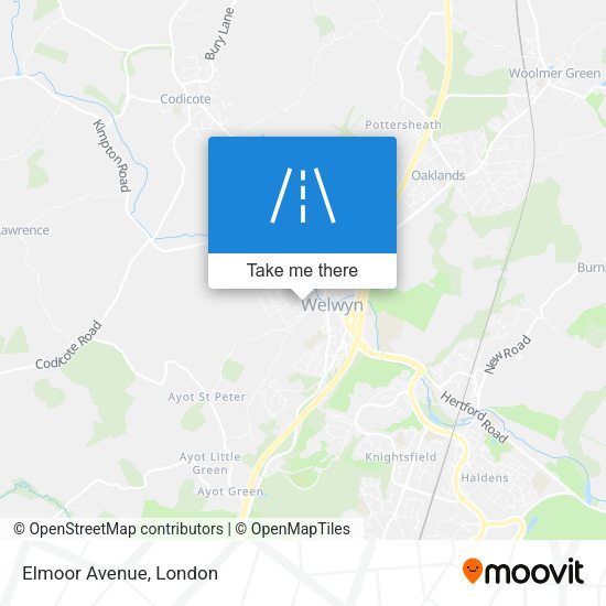 Elmoor Avenue map