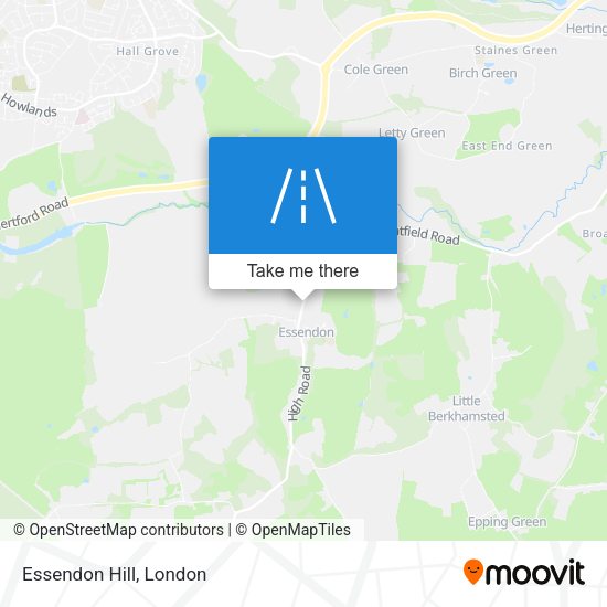Essendon Hill map