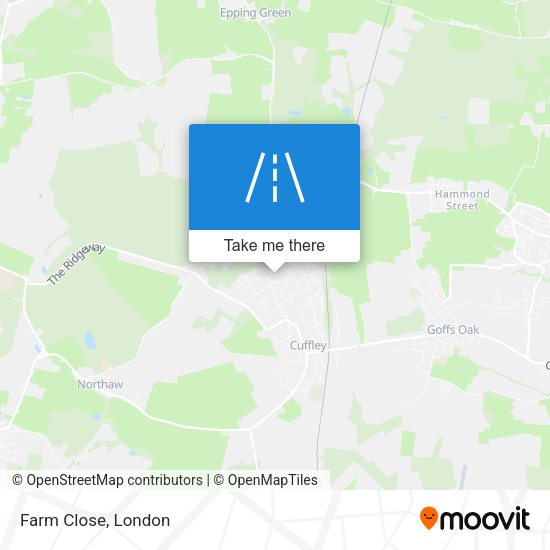 Farm Close map