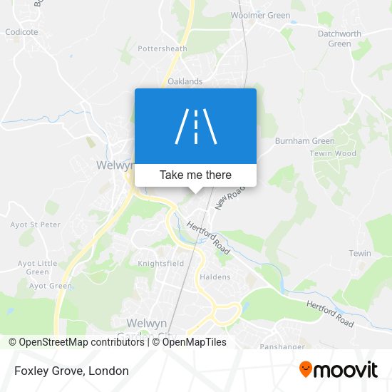 Foxley Grove map