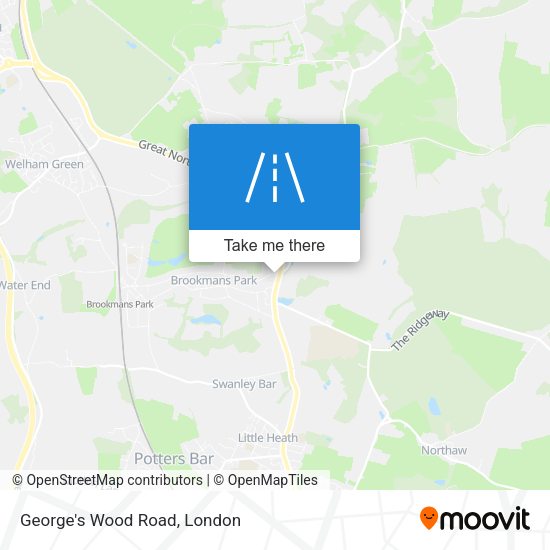 George's Wood Road map