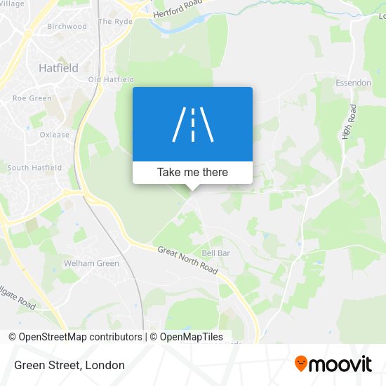 Green Street map