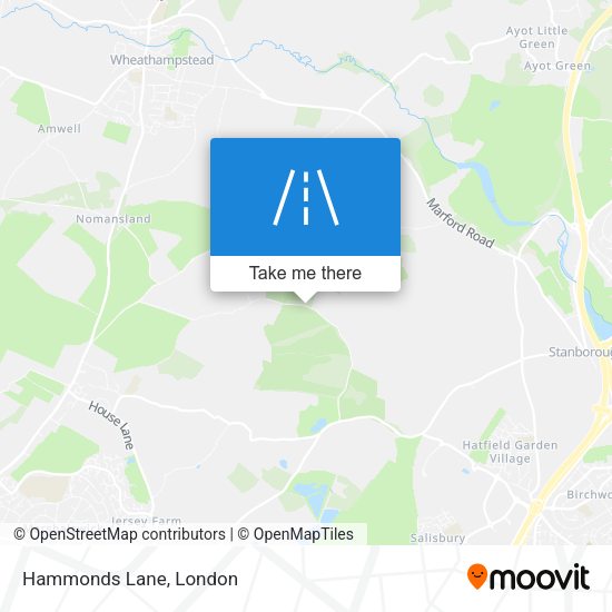 Hammonds Lane map