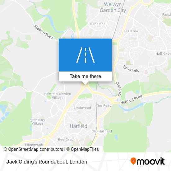Jack Olding's Roundabout map