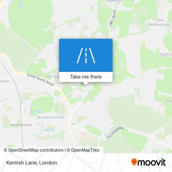 Kentish Lane map