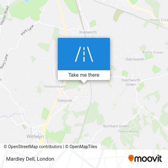 Mardley Dell map
