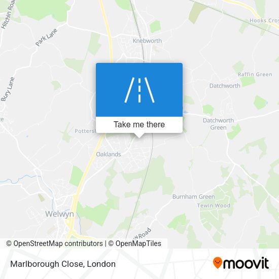 Marlborough Close map