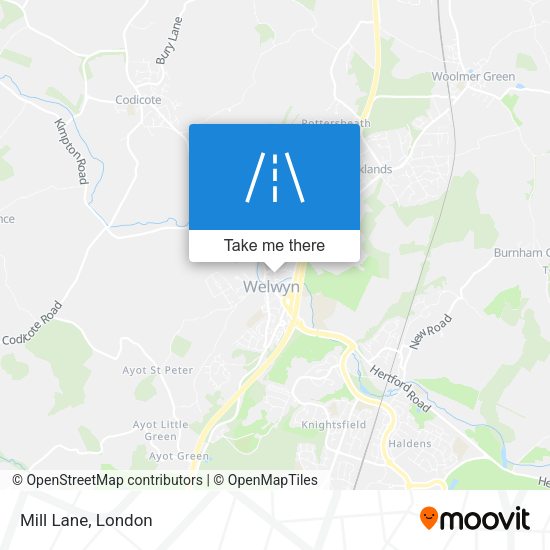 Mill Lane map
