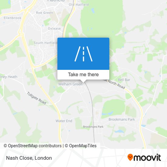 Nash Close map