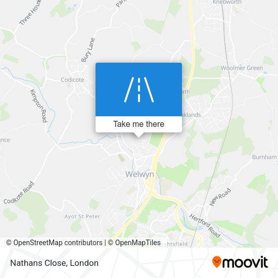 Nathans Close map