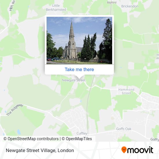 Newgate Street Village map