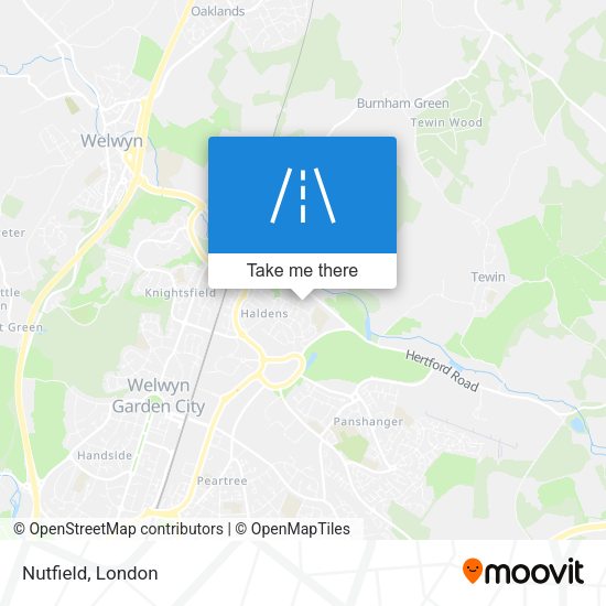 Nutfield map