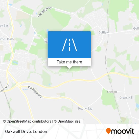 Oakwell Drive map